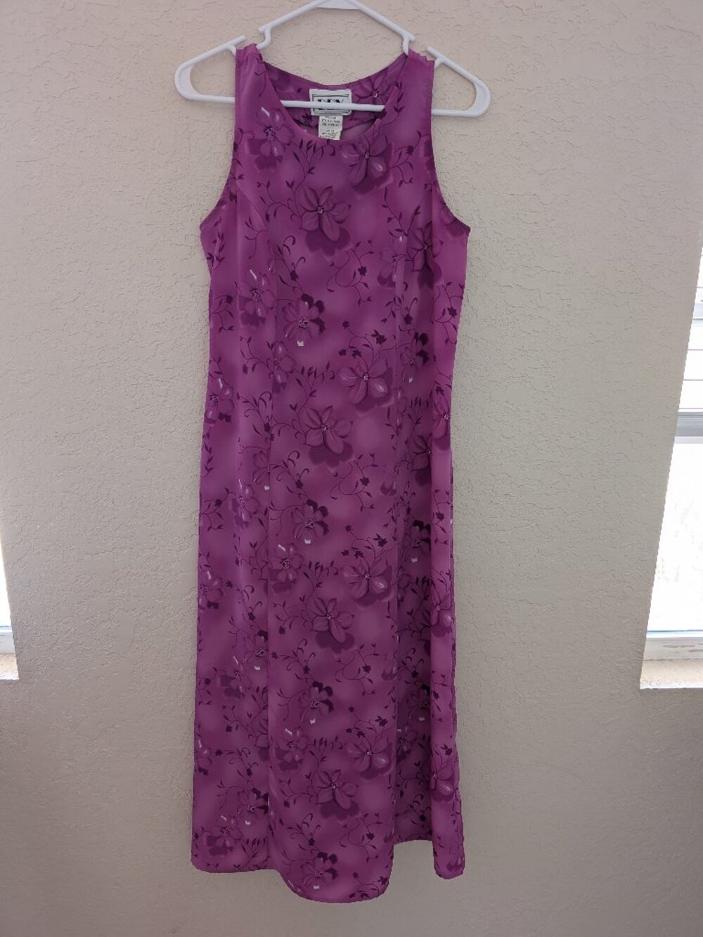 Vintage DBY 90s Maxi Dress Back Tie Size 7/8